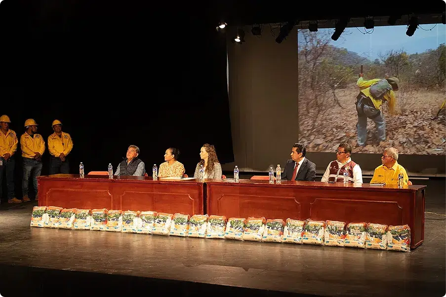 Entrega de equipo para brigadas y entrega de reconocimientos con despensas | Fundación Martí